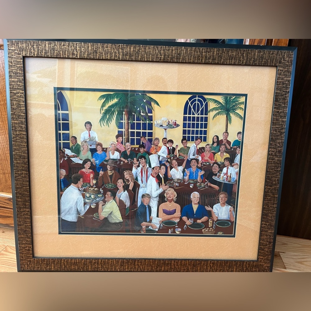 who' who print with frame
